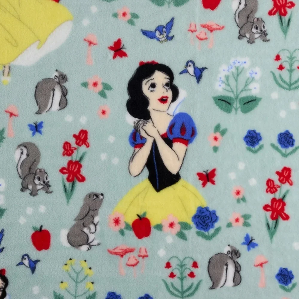 Disney's Oversized Supersoft Printed Plush Throw by The Big One, Snow White, NWT